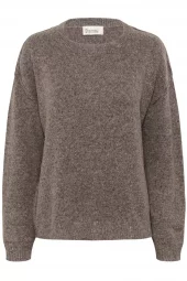 My Essential Wardrobe Paloma fine knit pullover, brun
