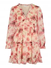 Vila Viemsa l/s Short Dress, mønstret