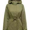 JDY River Life Parka Jacket OTW, grønn