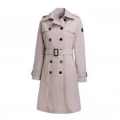 Vannucci Ladie's Coat, vanntett trenchcoat, beige