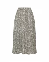 MSCH Seraphina HW Skirt, grønn mønstret