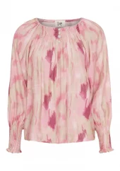 Isay Ane Button Blouse, rosa