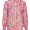 Isay Lotta Smock Shirt, rosa paisley