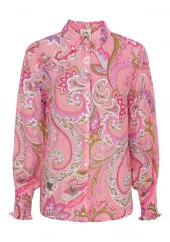 Isay Lotta Smock Shirt, rosa paisley