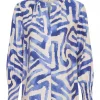 Isay Ane Printed Blouse, blå