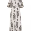Isay Ane Long Dress, hvit