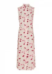 Isay Manny Dress, kjole med belte, rosa