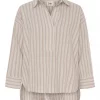 Isay Mari Shirt, beige/stripet