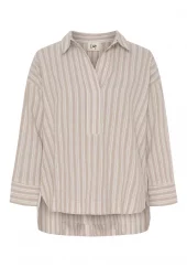 Isay Mari Shirt, beige/stripet