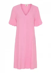 Isay Pearl Ballon Sleeve Dress, rosa