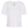 Isay Tinni V-neck T-shirt, offwhite