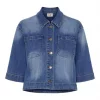 Isay Capri Denim Jacket, denimblå