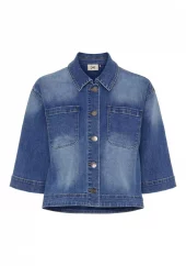 Isay Capri Denim Jacket, denimblå