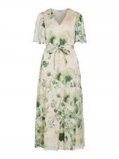 Vila Vimolina V-neck 2/4 ankel dress