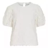 Vila Visasha O-neck Top, hvit