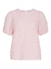 Vila Visasha O-neck Top, rosa blonde