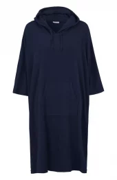 Damella of Sweden Bade poncho, marineblå