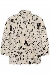 Part Two Aletta Blouse, beige/sort