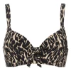 Damella Goldie bikini med bøyle, sort/leo