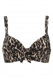 Damella Goldie bikini med bøyle, sort/leo