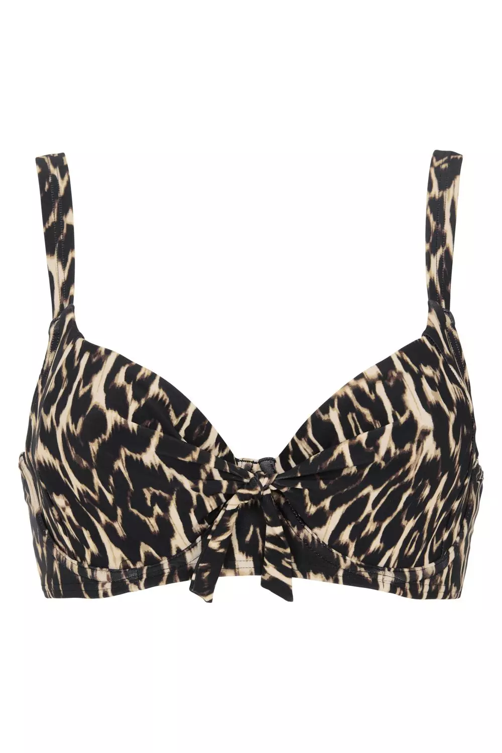 Damella Goldie bikini med bøyle, sort/leo