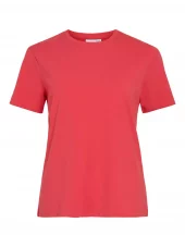 Vila Vinora s/s T-shirt, rød