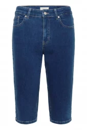 Part Two Renates Pants Capri, mørk denimblå