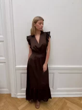 Continue Beate Dress, brun