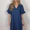 Continue Thyra Chambre, denim kjole