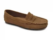 Vannucci Ladie's Loafer, leather Camel