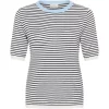Kaffe Kalizza narrow striped pullover, blå stripete