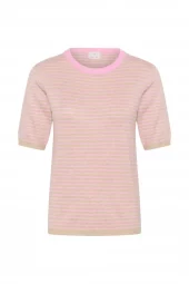 Kaffe Kalizza narrow striped pullover, rosa stripete