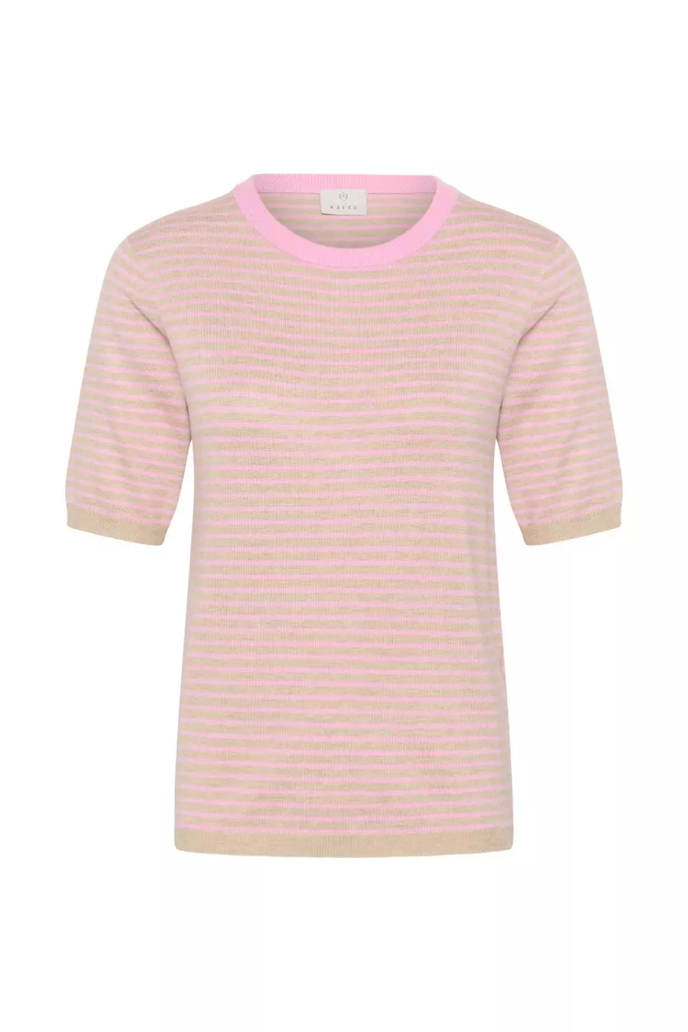 Kaffe Kalizza narrow striped pullover, rosa stripete