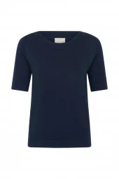 Kaffe KAlizza boatneck Pullover, marineblå