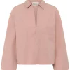 My Essential Wardrobe Sunna Boxy Short Shirt, dus rosa