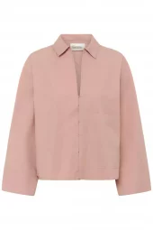 My Essential Wardrobe Sunna Boxy Short Shirt, dus rosa