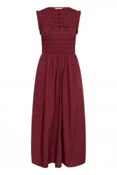 Part Two Borgnette Dress, midi kjole, rød