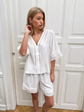 Continue Amanda Blouse, hvit