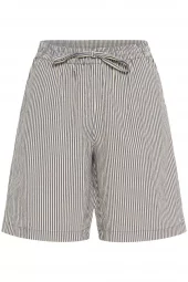 Kaffe Naya Striped Shorts, blå/hvit stripete