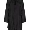 JDY Harper l/s Frill Dress, sort