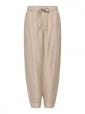 JDY Elly HW Baloon Ankle Pant, beige