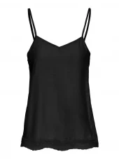 JDY Soul s/l Lace Singlet, sort