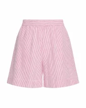MSCH Felicity HW Shorts, stripet rosa/hvit