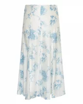 MSCH Evangelina HW Skirt, blåmønstret