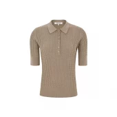 Soft Rebels Beth Polo Knit, beige