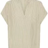 Kaffe KAmilla Wing s/l Blouse, beige/hivt