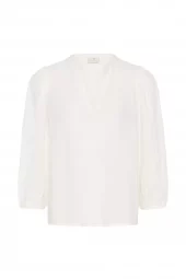 Kaffe KAmilla 3/4 SL Blouse, offwhite