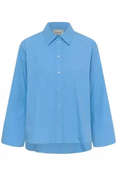 My Essential Wardrobe Sunna Boxy Shirt 2.0, blå