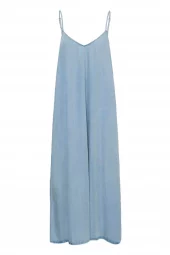 My Essential Wardrobe Nelly strap dress, lys denimblå