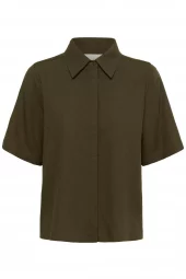 My Essential Wardrobe Dias SS Boxy Shirt, grønn